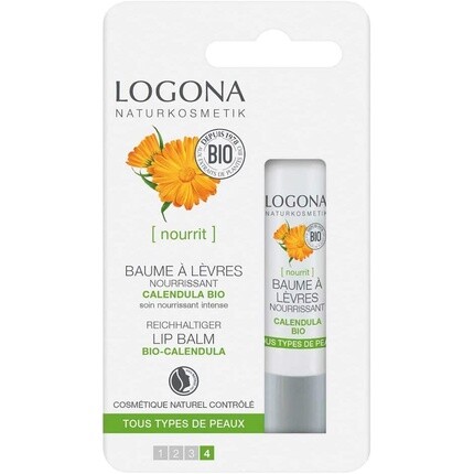 

LOGONA Visage Питательный бальзам для губ с календулой 4,5 г
