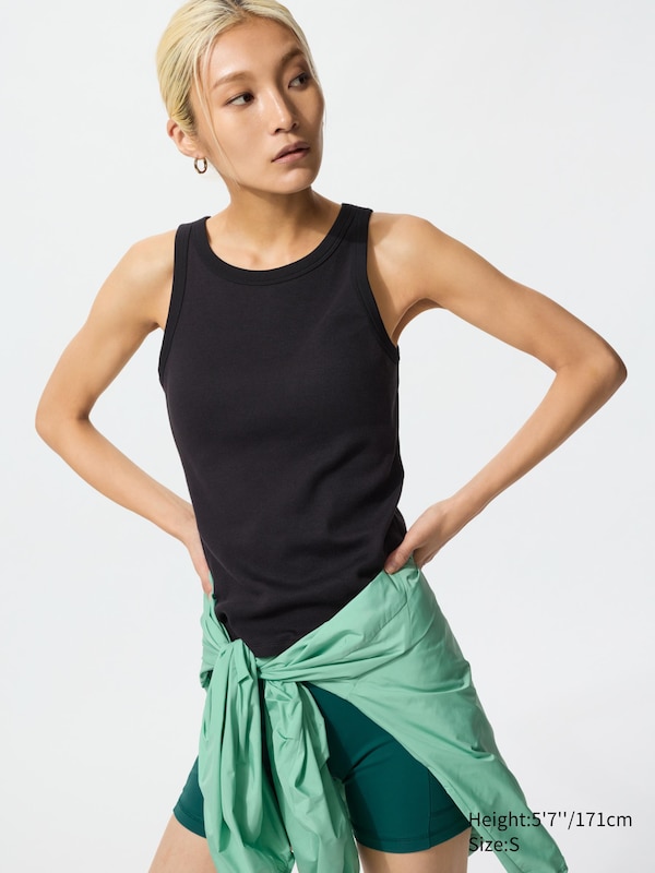 

Рифленый бра-топ Uniqlo, 09 black