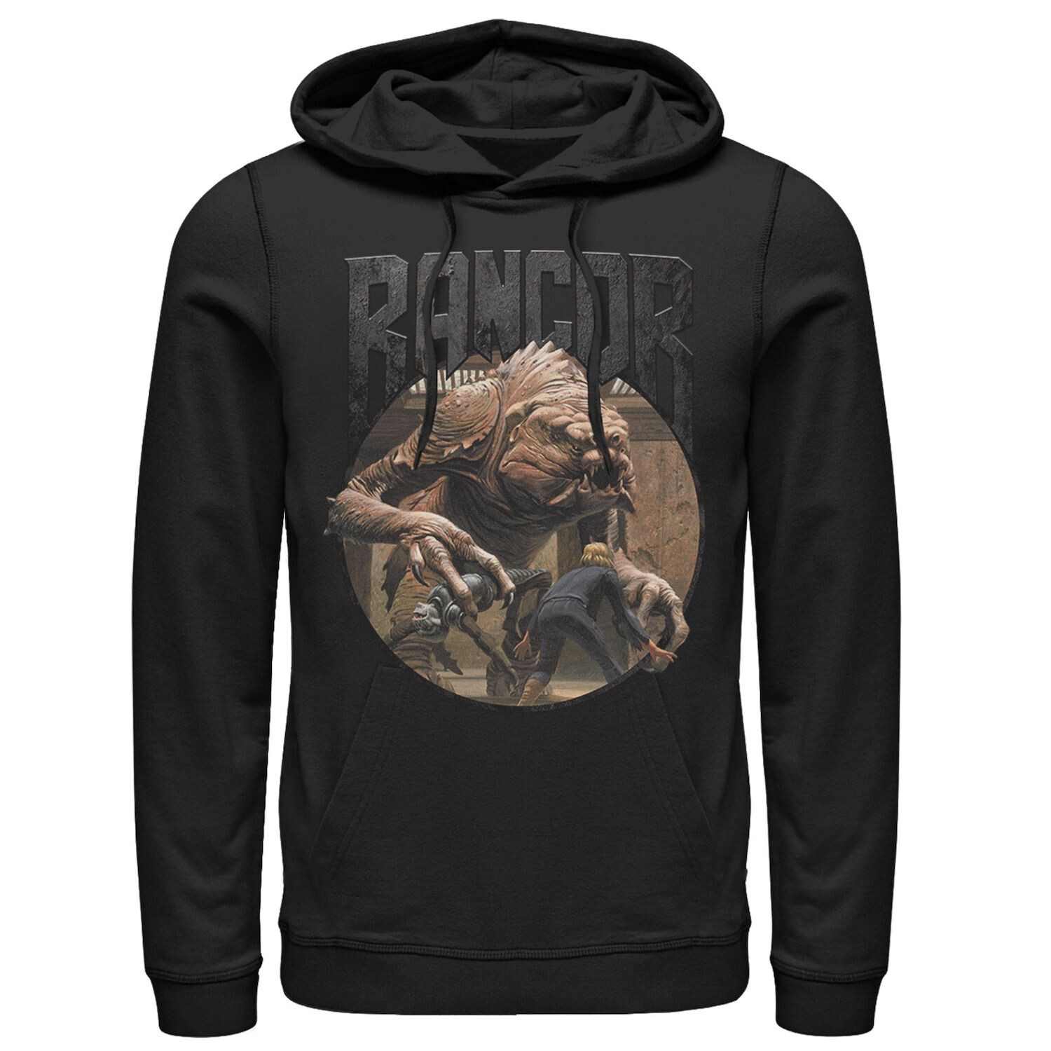 

Мужская толстовка с рисунком Star Wars Rancor Vs Luke Metal Rock