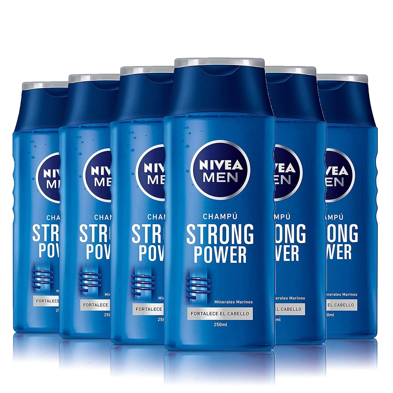 Мужской шампунь NIVEA MEN Strong Power 250 мл (набор из 6 шт.) Nivea Men