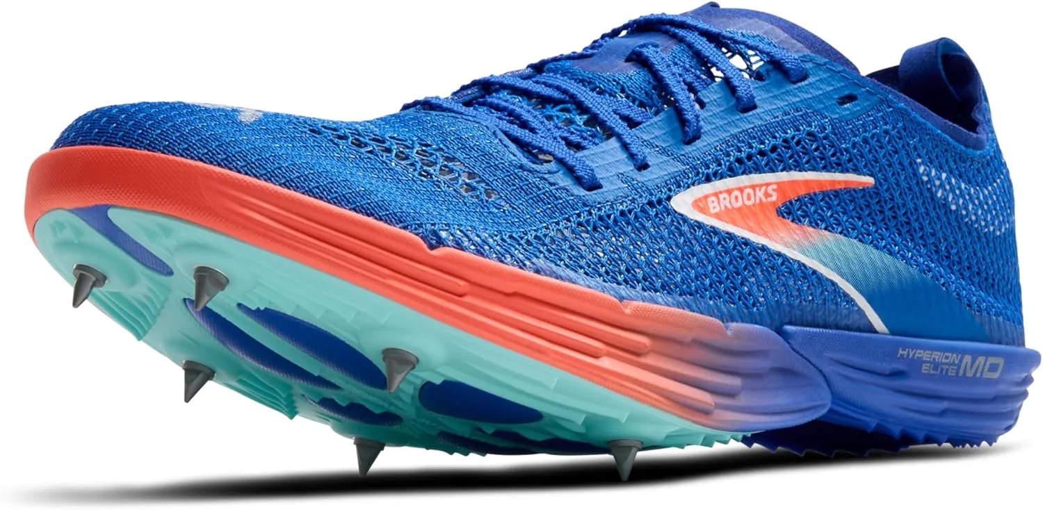 Беговые кроссовки Brooks Men’s Hyperion Elite MD для среднего дистанционного бега на треке, розовый — фото 2