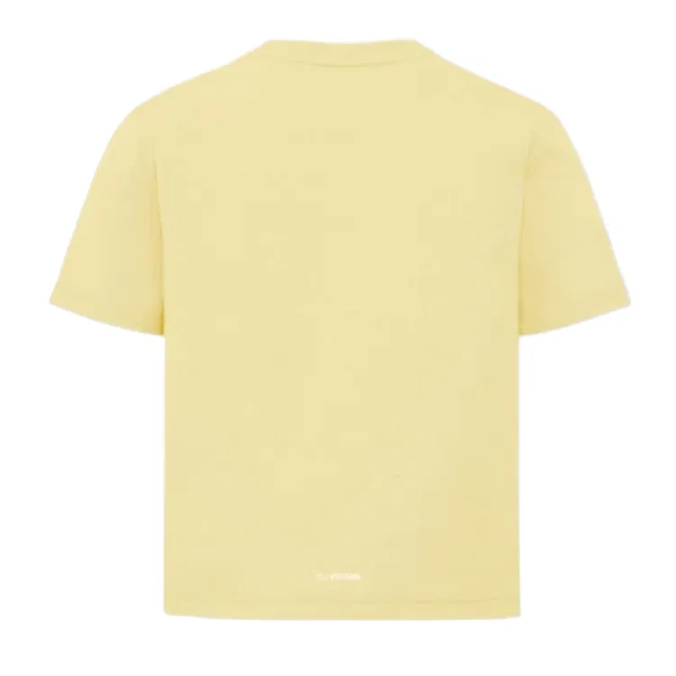 Детская футболка с круглым вырезом Adidas, Powder Yellow/White — фото 3