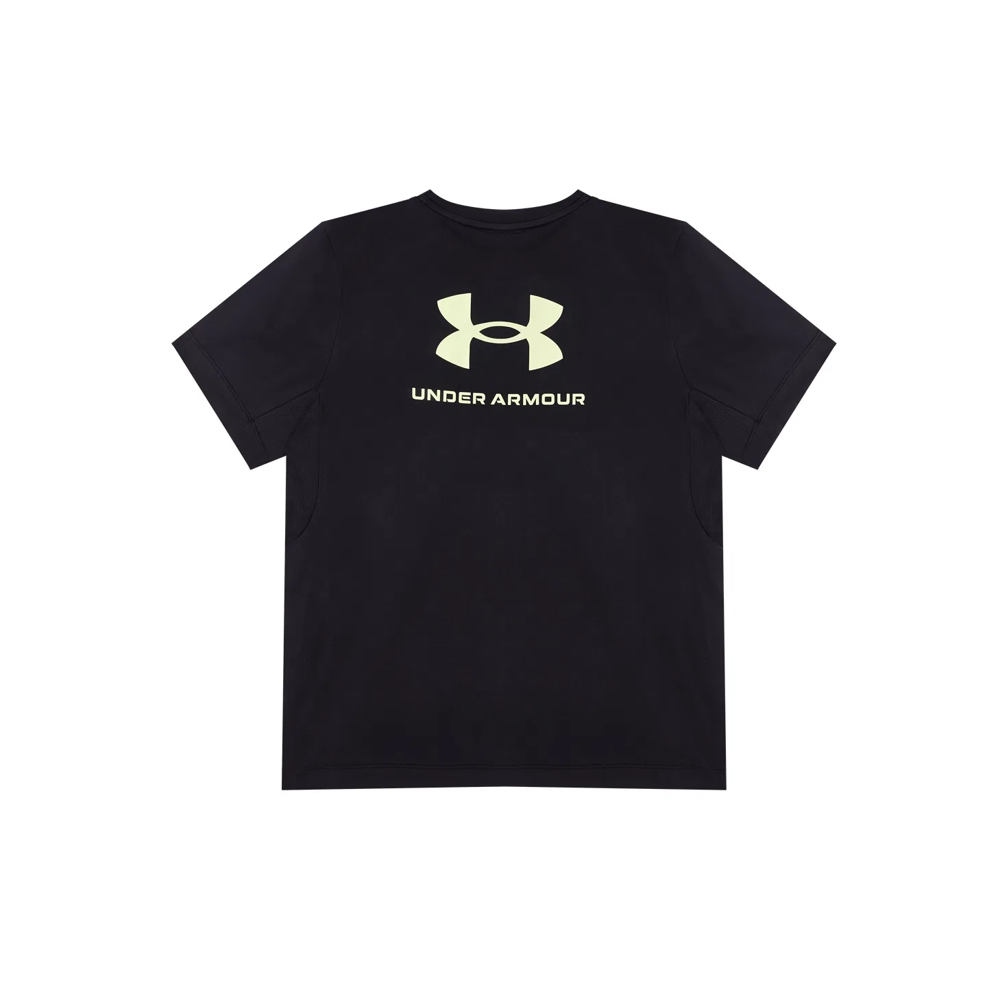 Футболка детская с круглым вырезом Under Armour лаймово-зеленый — фото 4
