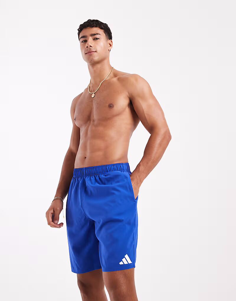 

Плавки-шорты Adidas Training 8" синего цвета