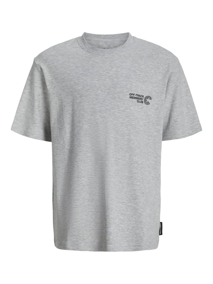 

Футболка JACK & JONES Junior, светло-серый меланж