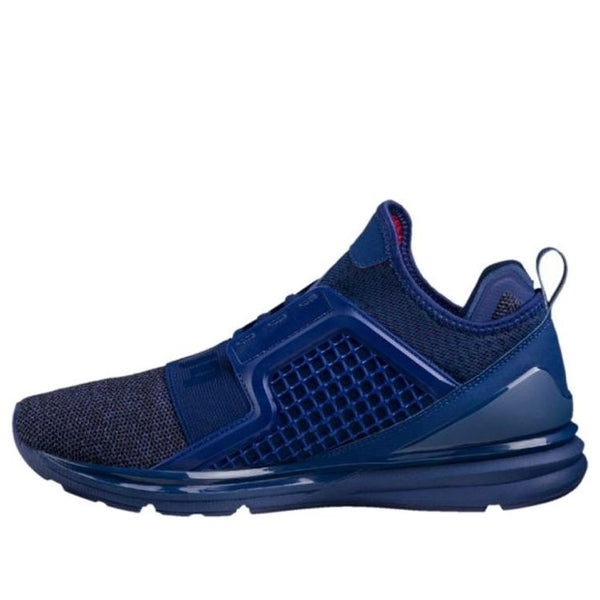 

Кроссовки ignite limitless low running shoes blue Puma, синий