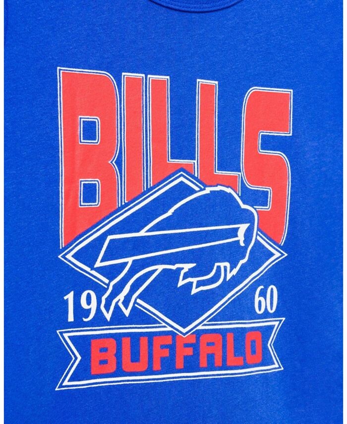 Футболка унисекс NFL Buffalo Bills Overtime — Little Kid, Big Kid Junk Food Clothing, синий — фото 3