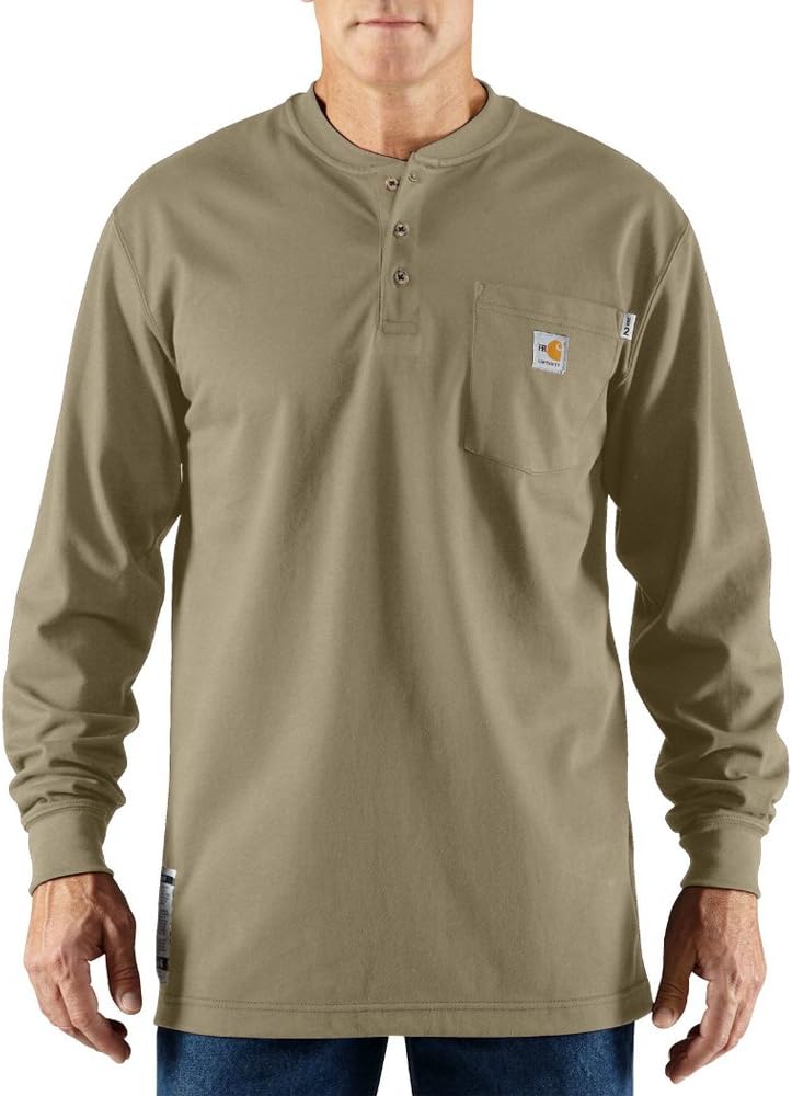

Carhartt мужская огнестойкая футболка Force Cotton с длинным рукавом, Khaki, Хаки, Carhartt мужская огнестойкая футболка Force Cotton с длинным рукавом, Khaki