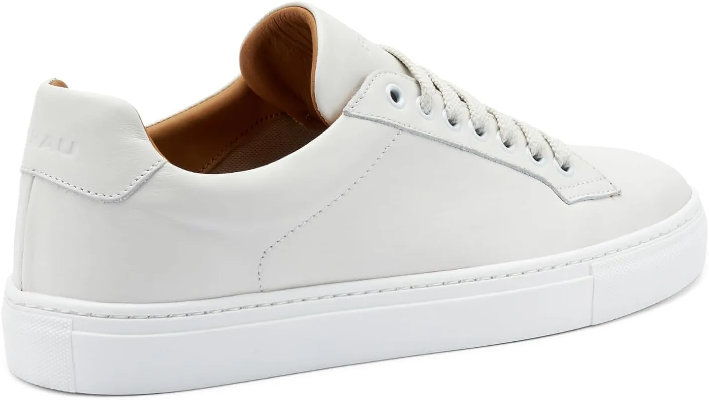 Кроссовки Frau - Basic Leather Trainers, белые — фото 3