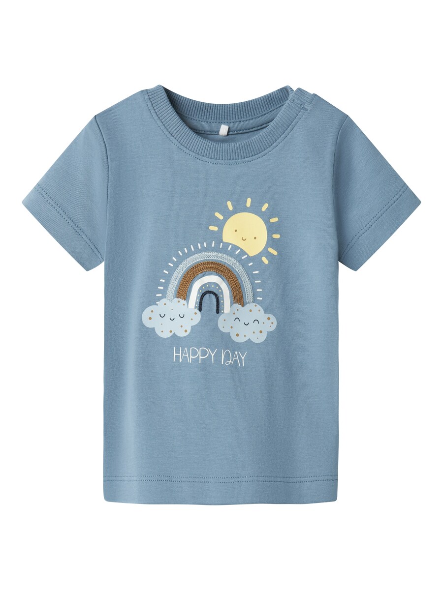 

Рубашка NAME IT NBMFLORIN, цвет Smoke blue/Light blue