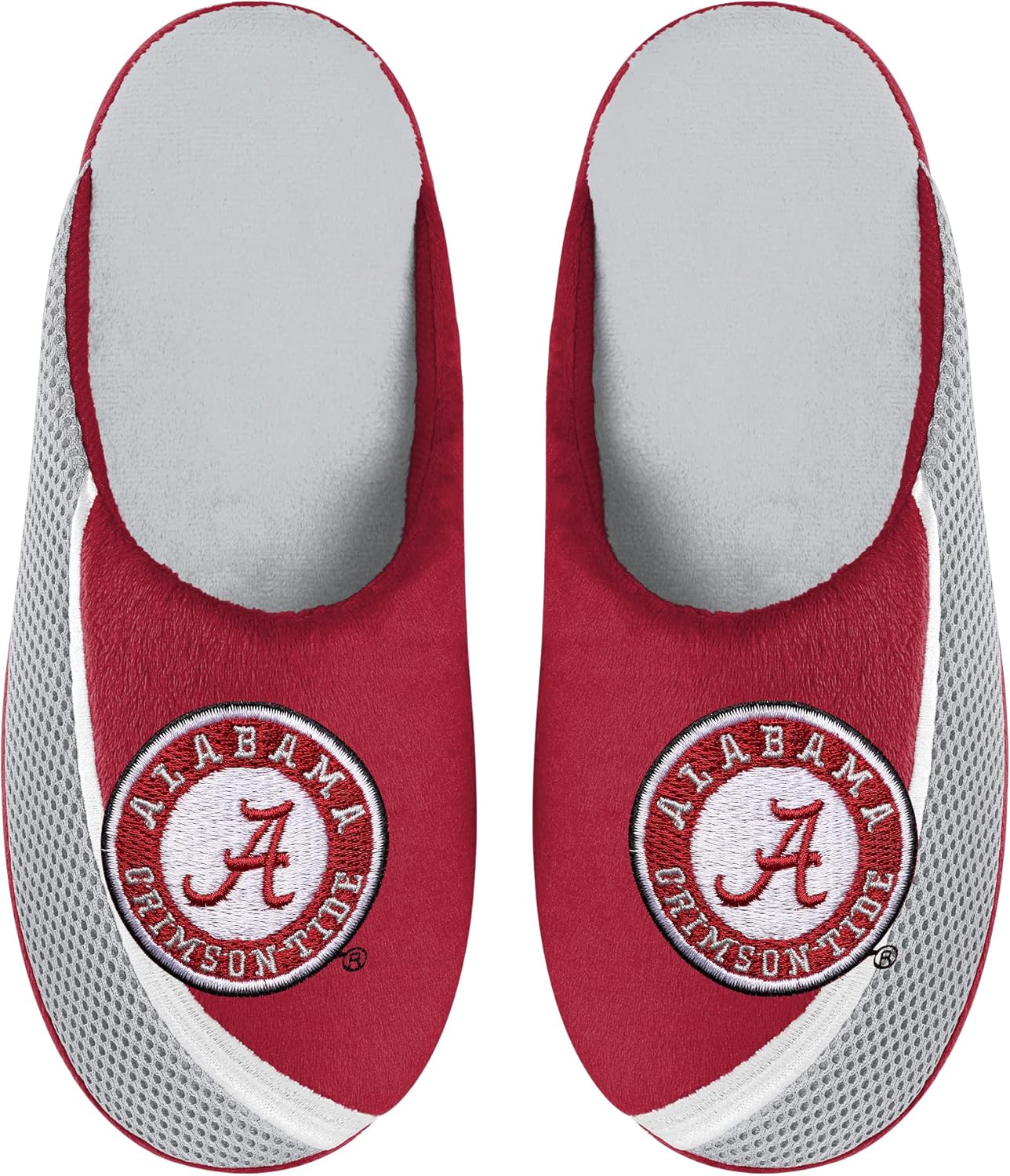 

Мужские тапочки FOCO NCAA 2022 с большим логотипом и цветной окантовкой, Alabama Crimson Tide