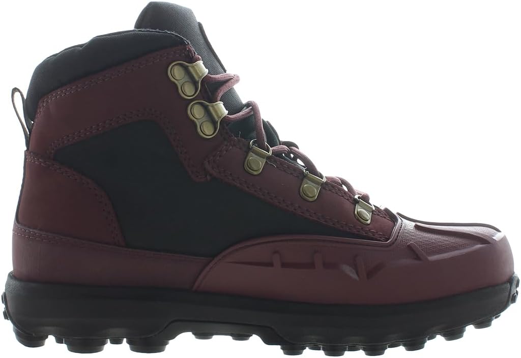 Ботинки Timberland Converge Mid с шнуровкой для мальчиков, бордовый — фото 3