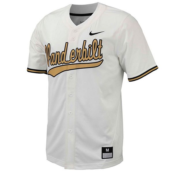 Мужская белая бейсбольная майка Vanderbilt Commodores Nike — фото 3