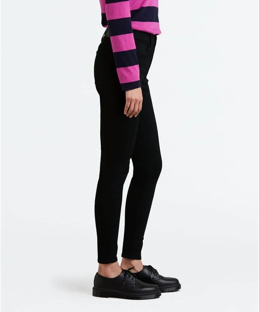Джинсы Levi's 720 High Rise Super Skinny, New Black Squared — фото 2