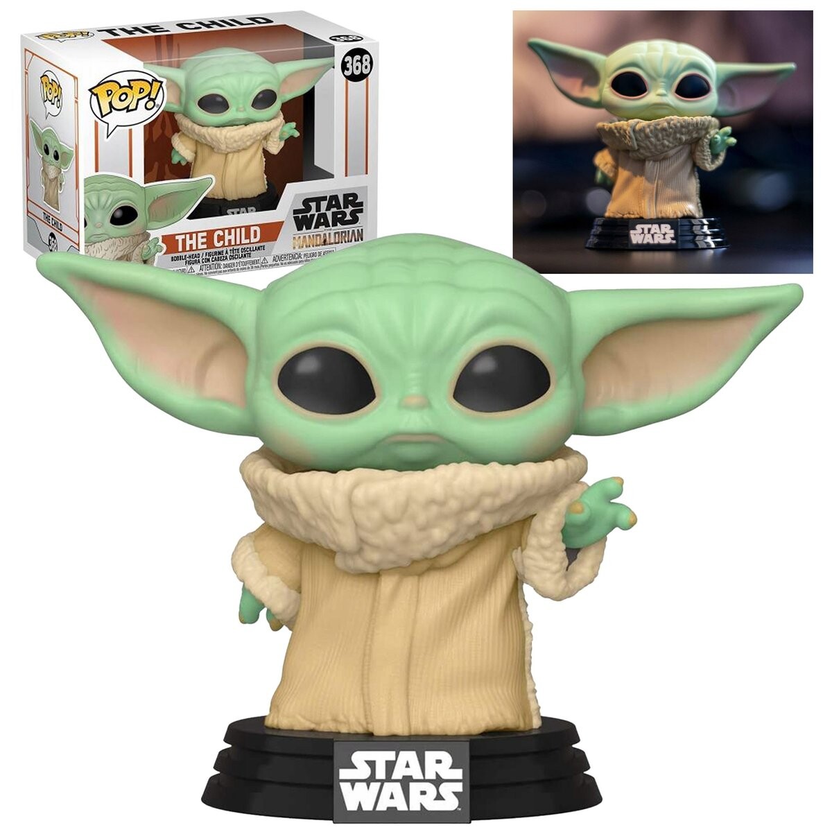 

Funko Pop 368 Звездные войны Малыш Йода Мандалорец Фигурка 10 см Disney