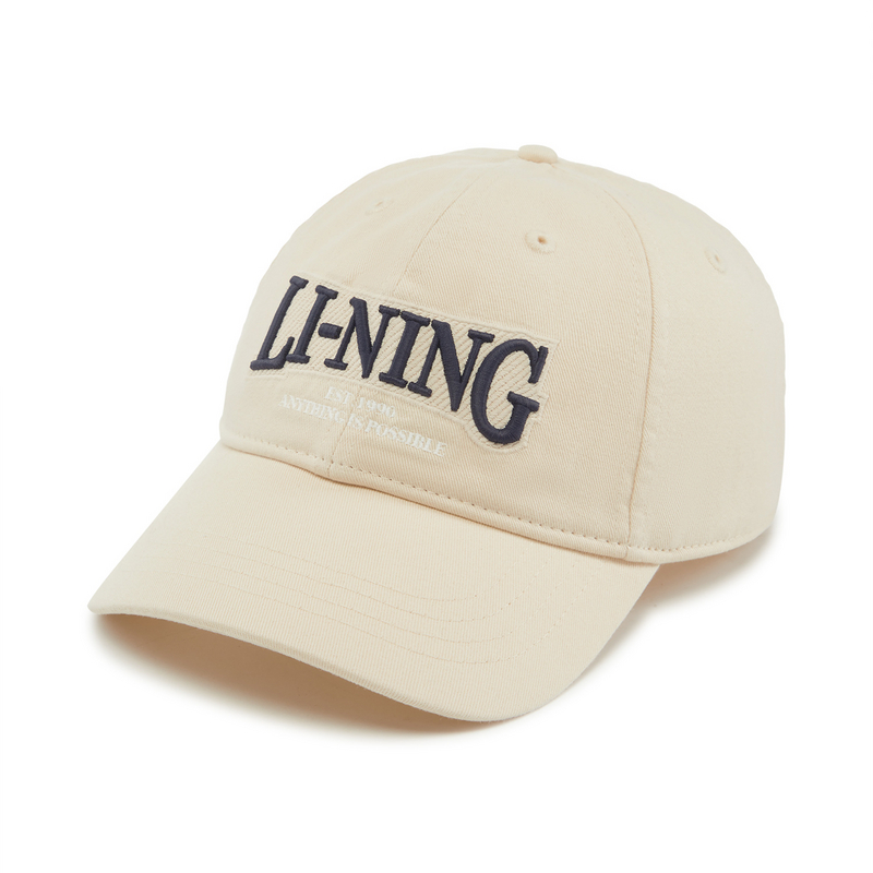 

LINING Хлопковая бейсболка унисекс, Dune Khaki