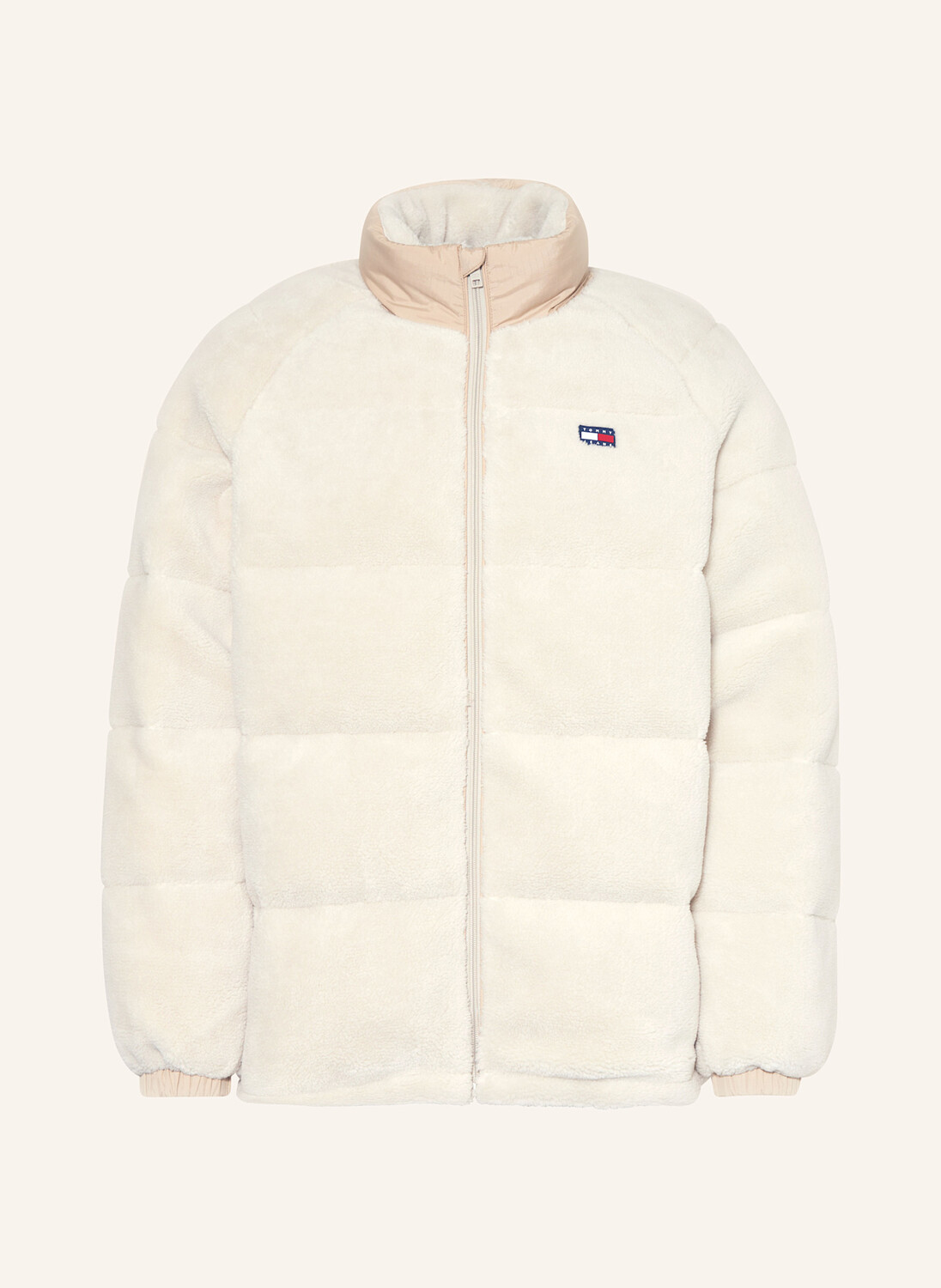 

Меховая куртка Тедди Tommy Jeans, экрю