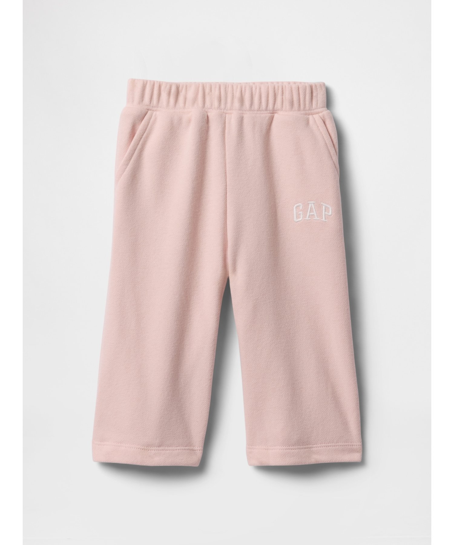 (K) Винтажные мягкие широкие штанишки на резинке (детские) GAP, MISTY_ROSE