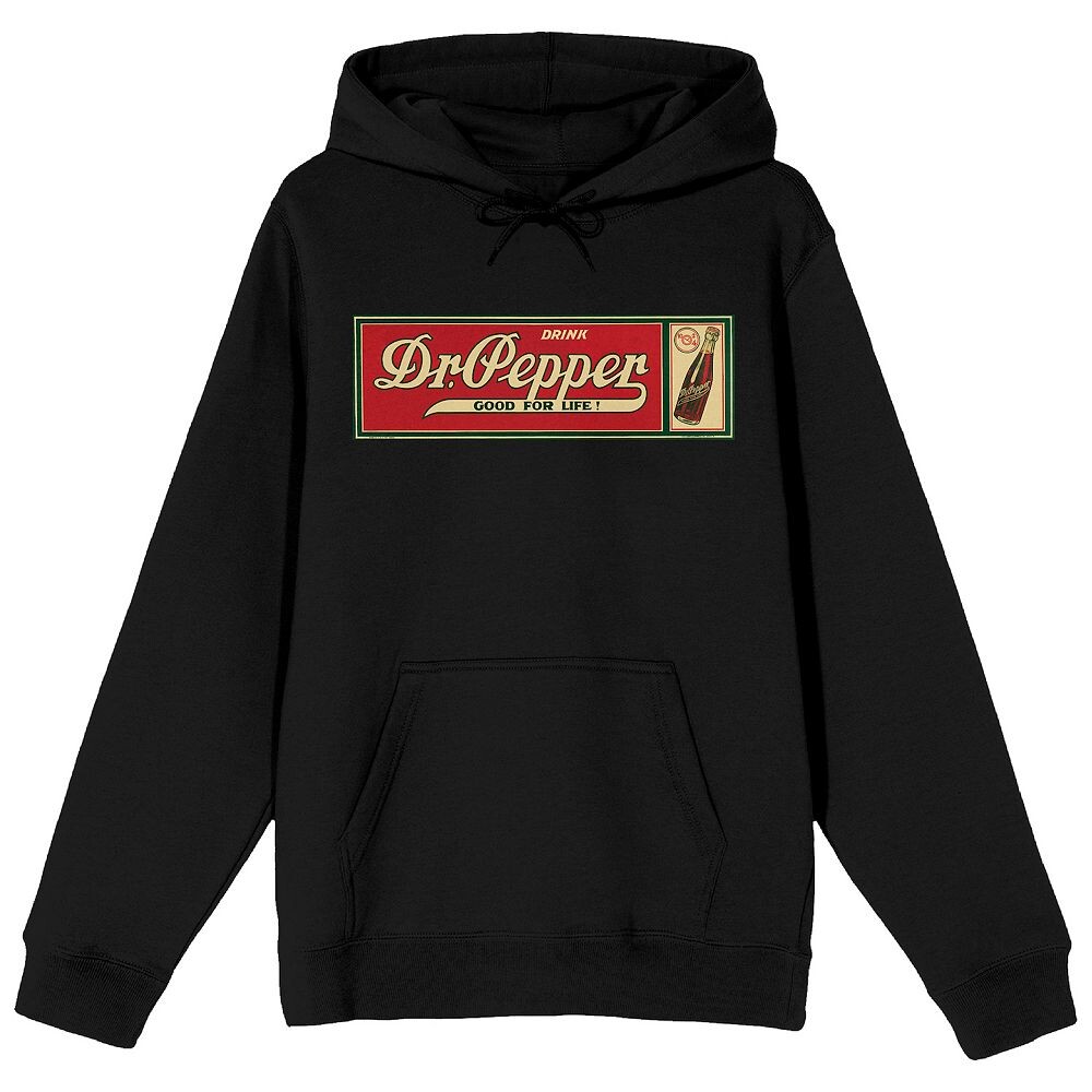 

Мужской Dr. Pepper Good For Life! Графическая толстовка с капюшоном Licensed Character, черный