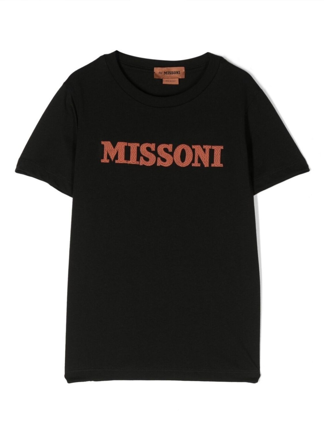 

Missoni Kids футболка с логотипом, черный