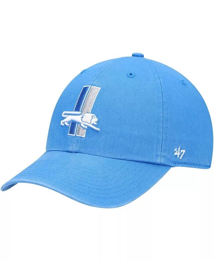 

Мужская синяя регулируемая шапка Detroit Lions Clean Up Legacy '47 Brand, синий