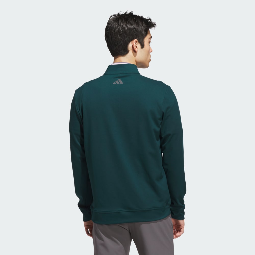 Толстовка Adidas Ultimate365 Classic Quarter-Zip, цвет Aurora Ivy — фото 2