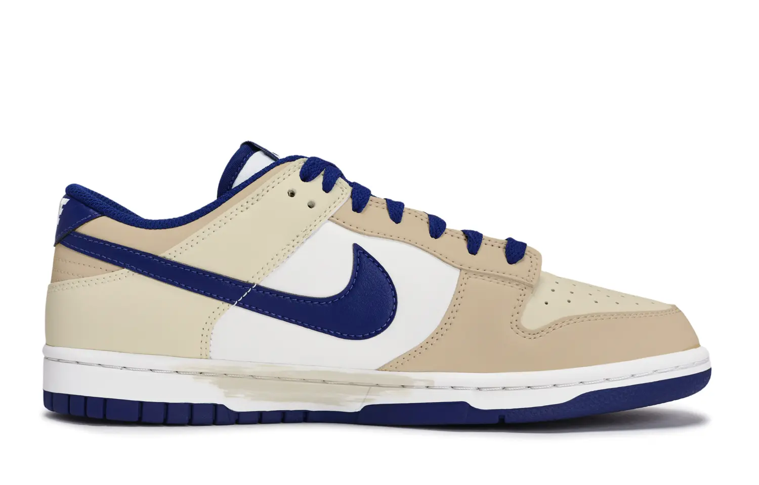 Nike Кроссовки Dunk Low Retro Slip Resistant low top для скейтбординга мужские, синие, белые, коричневые — фото 4
