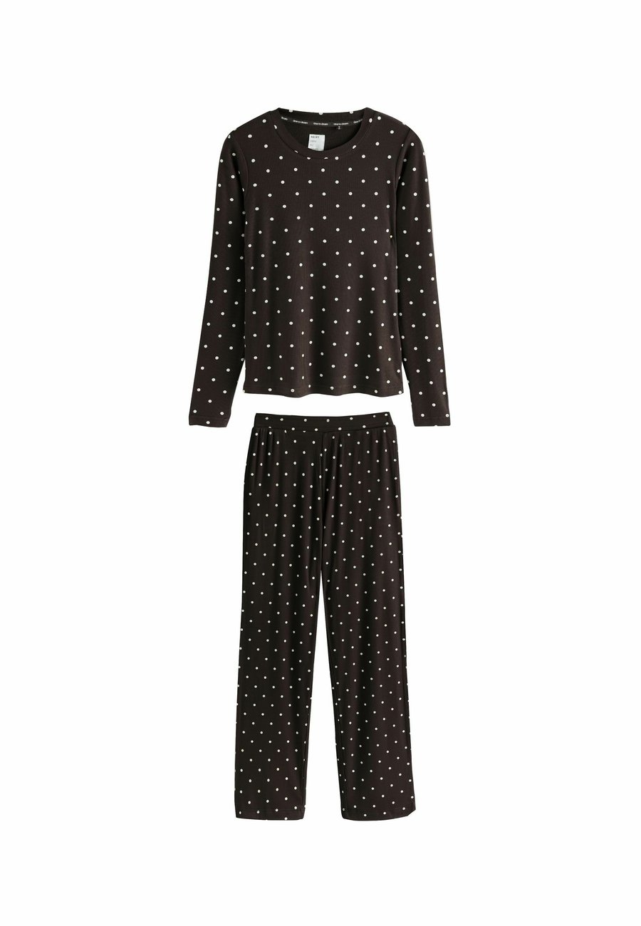 

Пижамный комплект Next REGULAR FIT SET, Chocolate Brown Spot/Brown