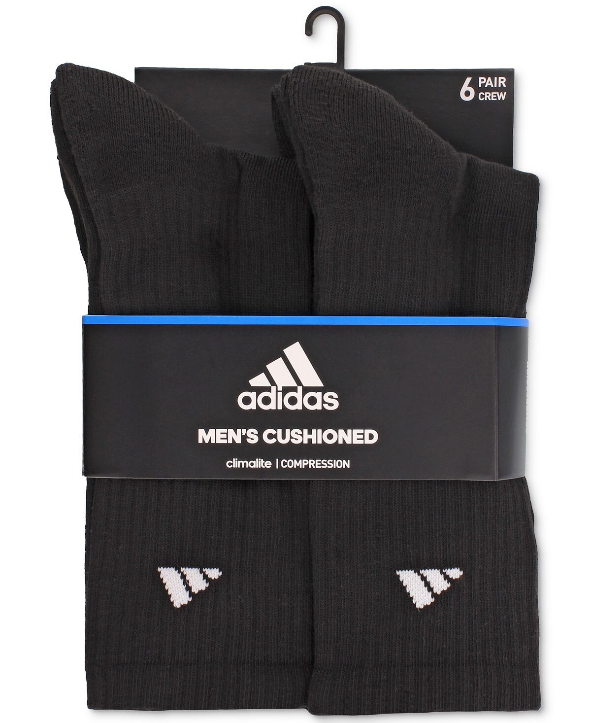 Мужские спортивные носки с мягкой подкладкой, 6 пар adidas — фото 2