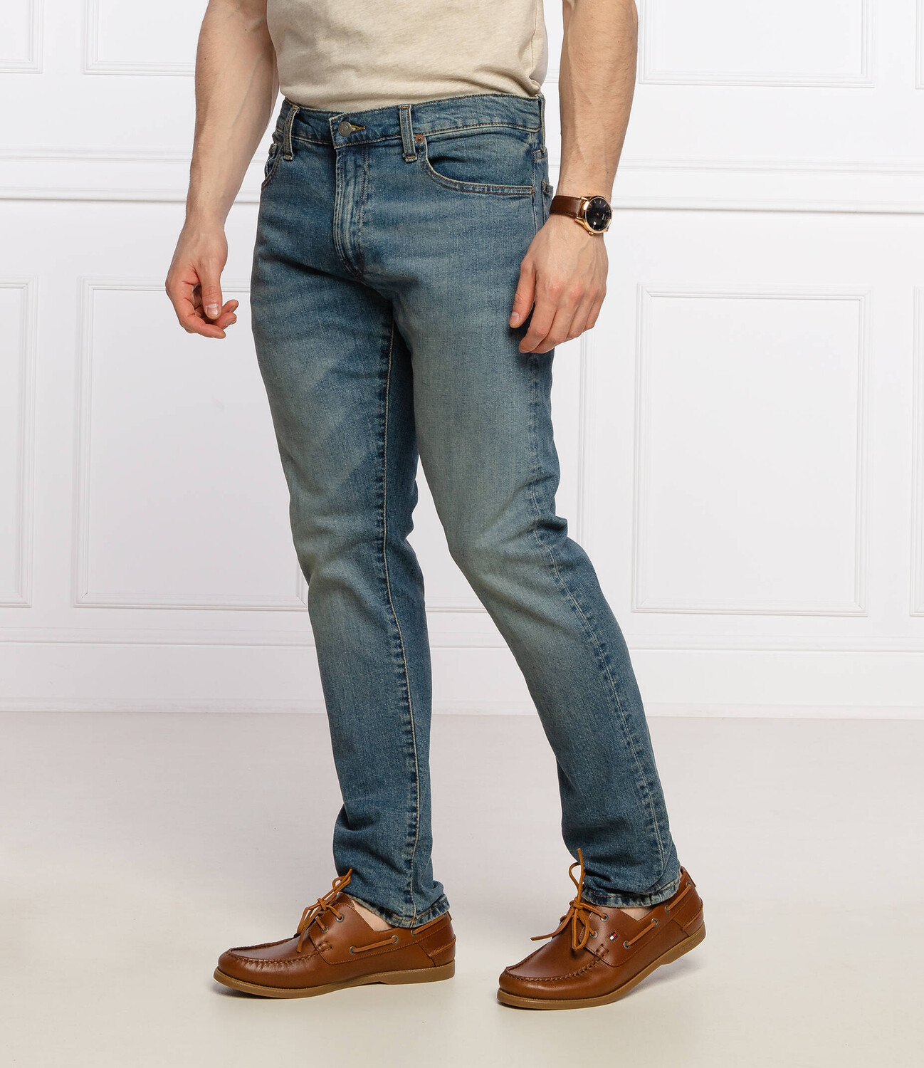 Джинсы POLO RALPH LAUREN slim fit, синий — фото 3