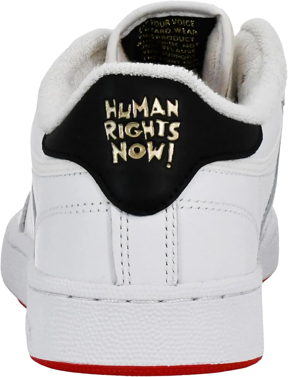 Мужские теннисные кроссовки Reebok Club C 85, белый/красный — фото 3