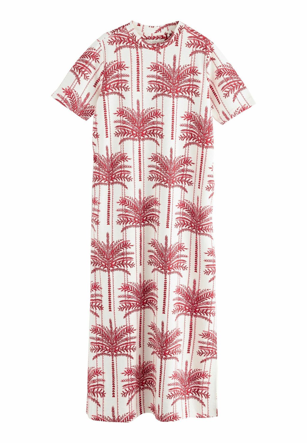 

Платье макси SHORT SLEEVE CREW NECK - Jersey dress Next, белый