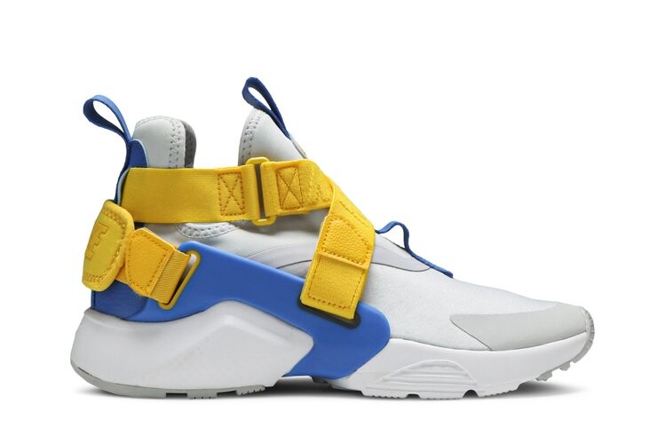 

Кроссовки Nike Air Huarache City Low GS 'Platinum Blue Amarillo', белый