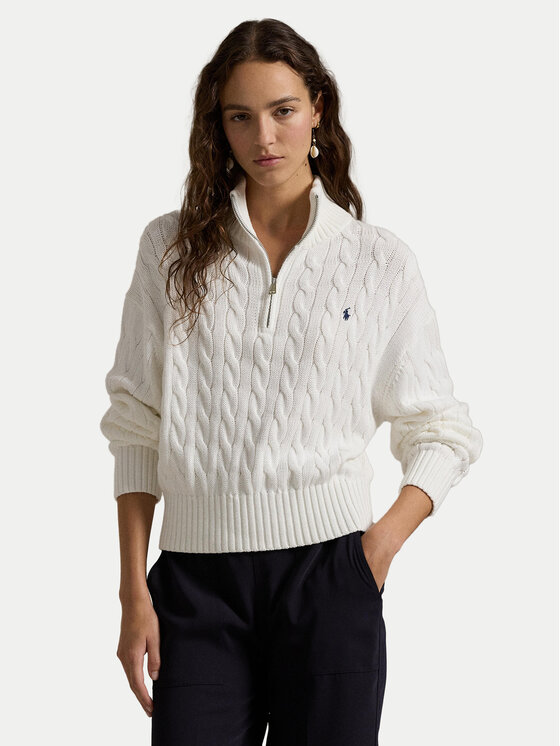 

Свободный свитер 211963467 Polo Ralph Lauren, белый