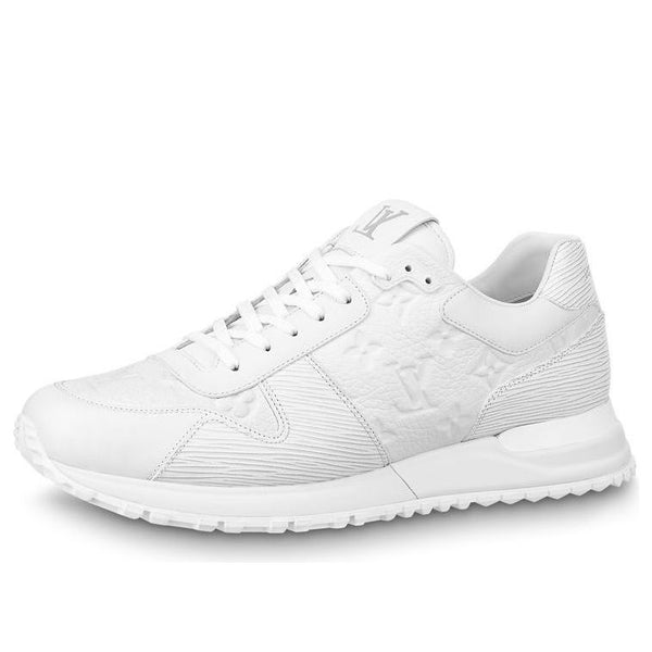 

Кроссовки run away sneakers 'white monogram and epi' Louis Vuitton, белый