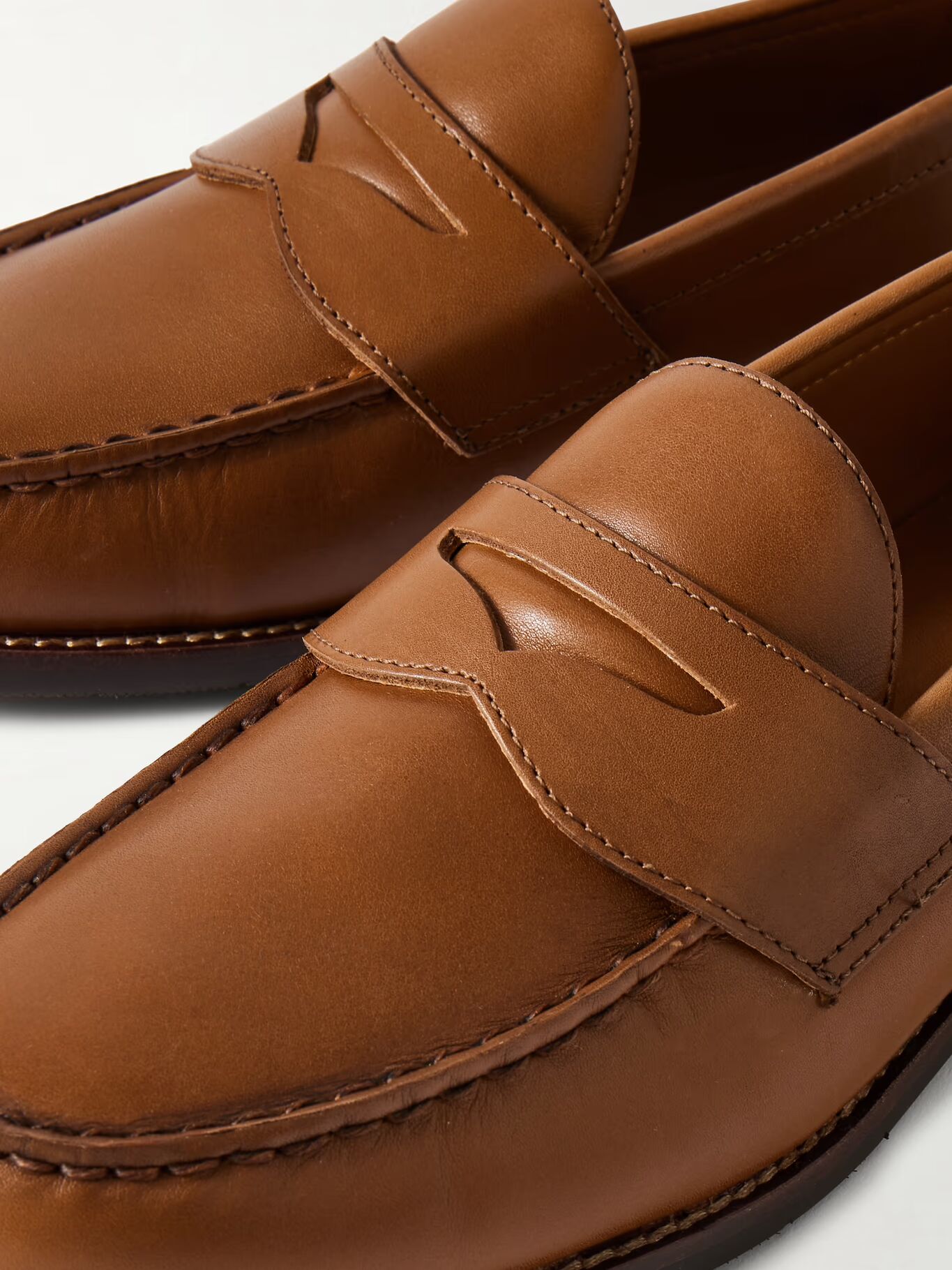 

Пенни-лоферы Alston из кожи POLO RALPH LAUREN, коричневый