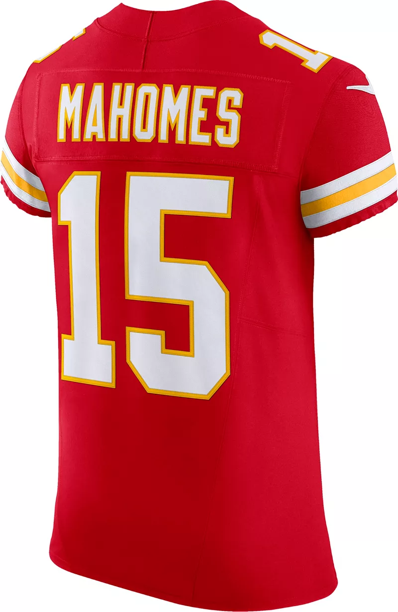 Мужская красная майка Nike Kansas City Chiefs Патрика Махоумса № 15 Elite — фото 3