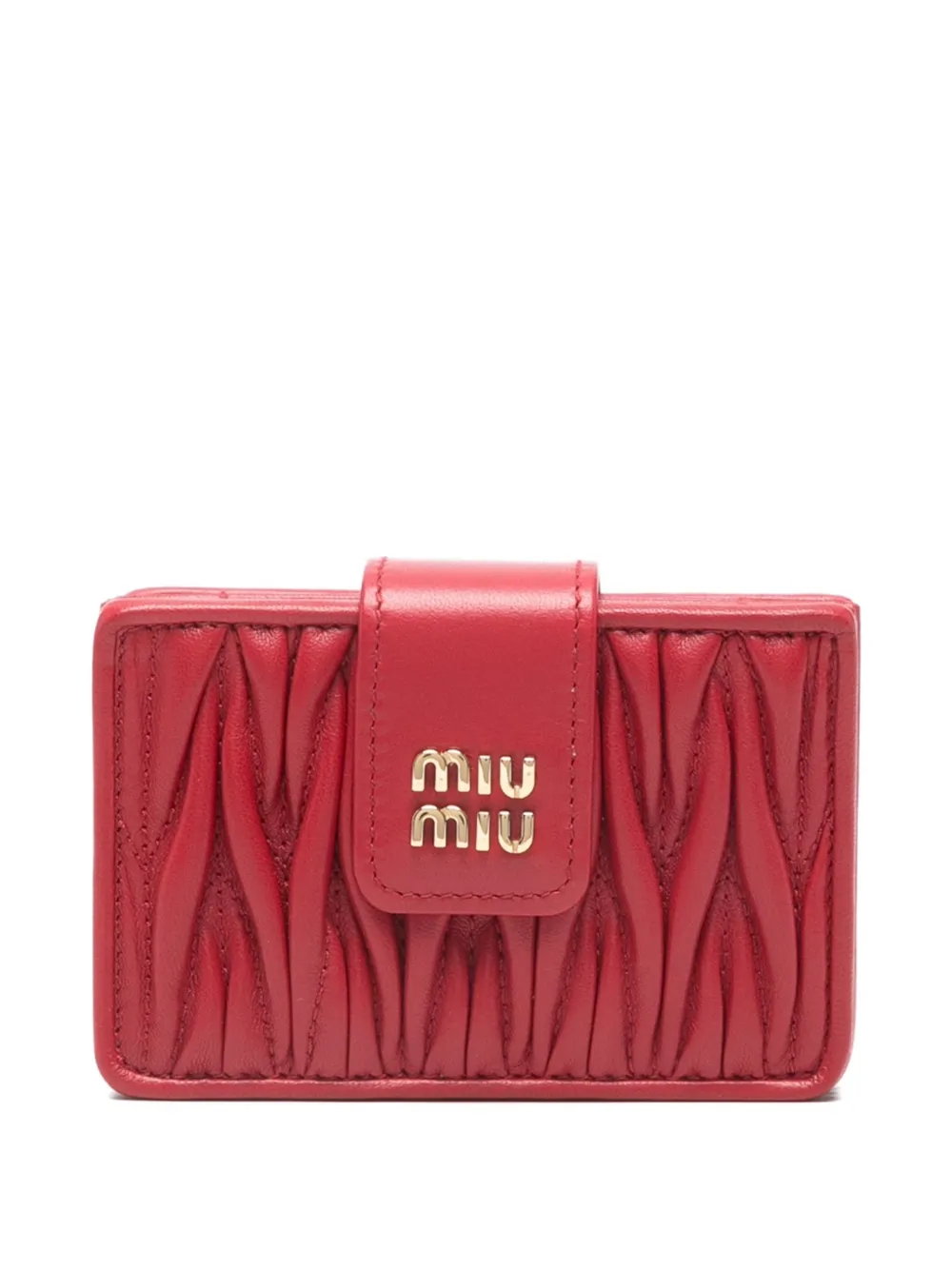 

Стеганый кошелек Miu Miu, красный