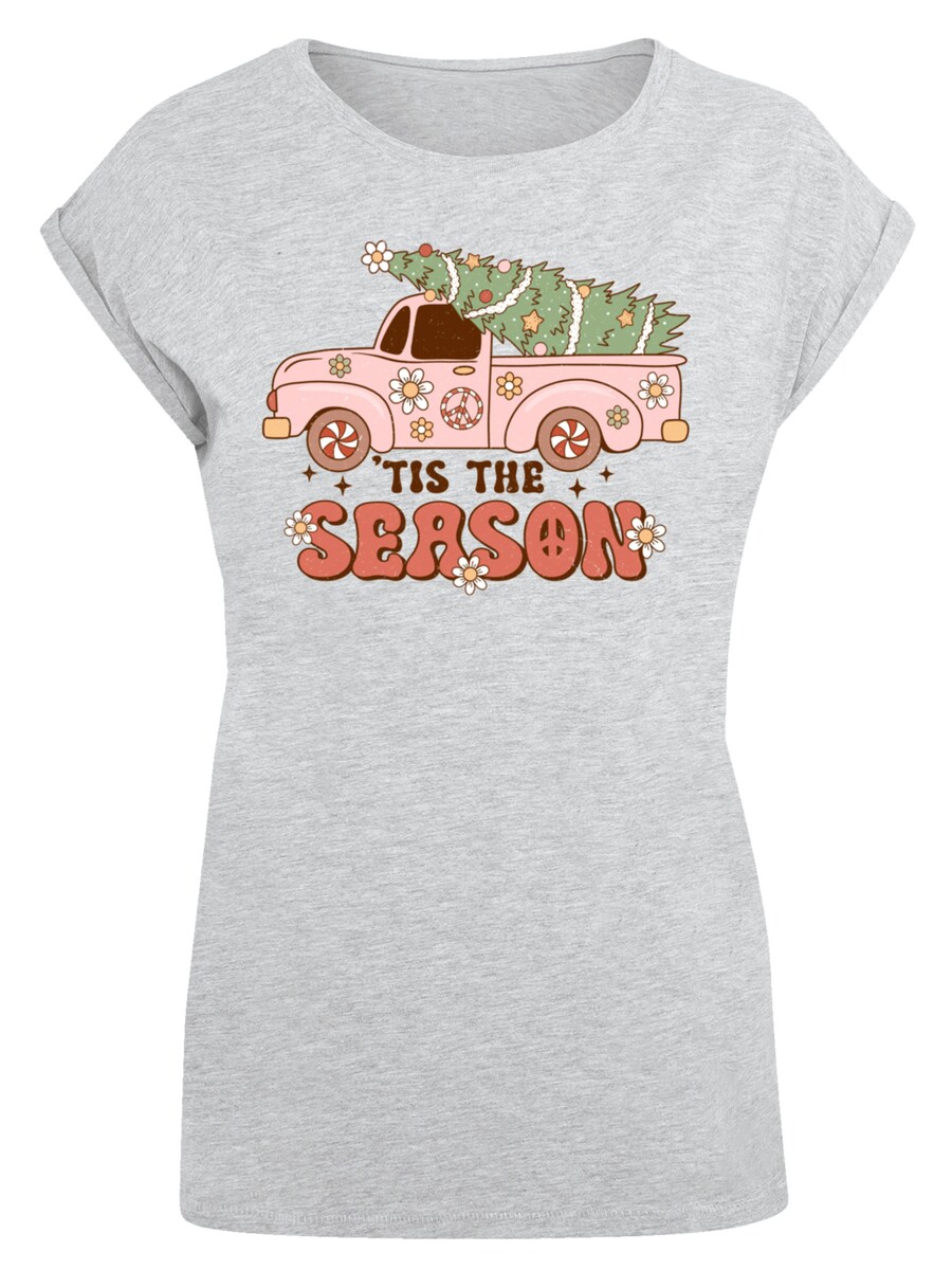 

Футболка F4NT4STIC Shirt Tis The Season Christmas, цвет grey/mottled grey