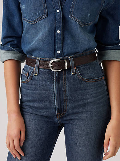 

Фиби ремень Levi's, цвет Dark Brown