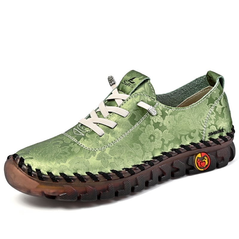 

King Jinmai Дышащие низкие повседневные кроссовки унисекс зеленые, цвет Green