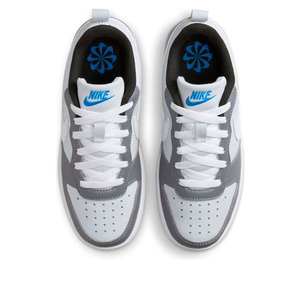 Кроссовки court borough low recraft 'platinum cool grey photo blue' Nike, мультиколор — фото 4