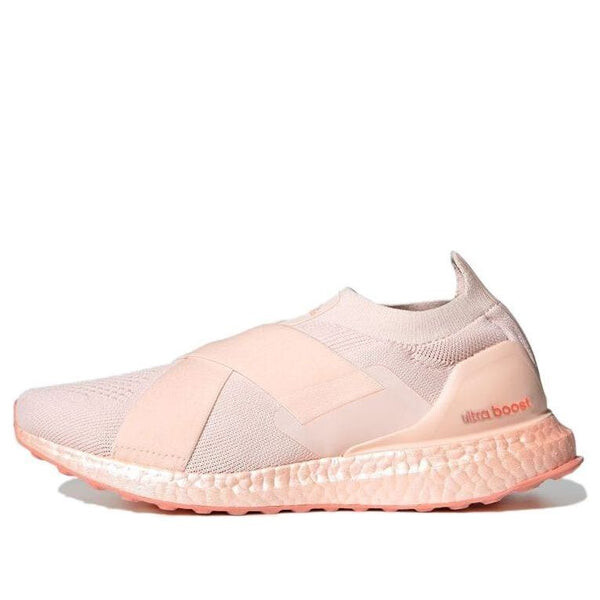 Кроссовки ультрабуст слип на днк Adidas, розовый