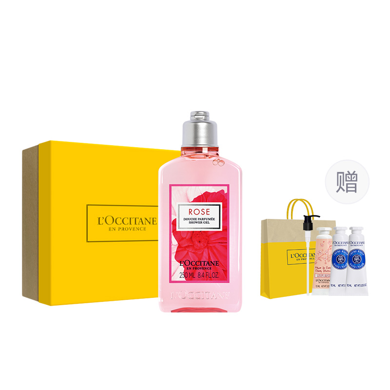 

L'OCCITANE Heart Of The Rose гель для душа очищающий 250 мл LOCCITANE, 250ml with 10ml Hand Cream*3 As A Gift