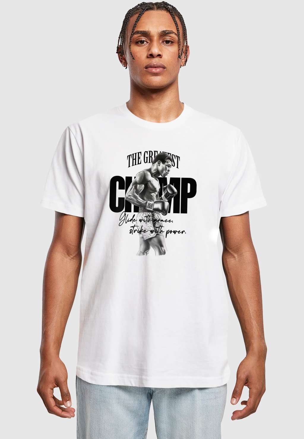 

Рубашка с принтом THE GREATEST Mister Tee, белый