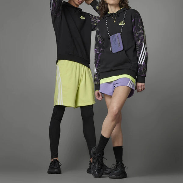 Толстовка adidas Logo hooded Long Sleeves Couple Style Black, черный — фото 2