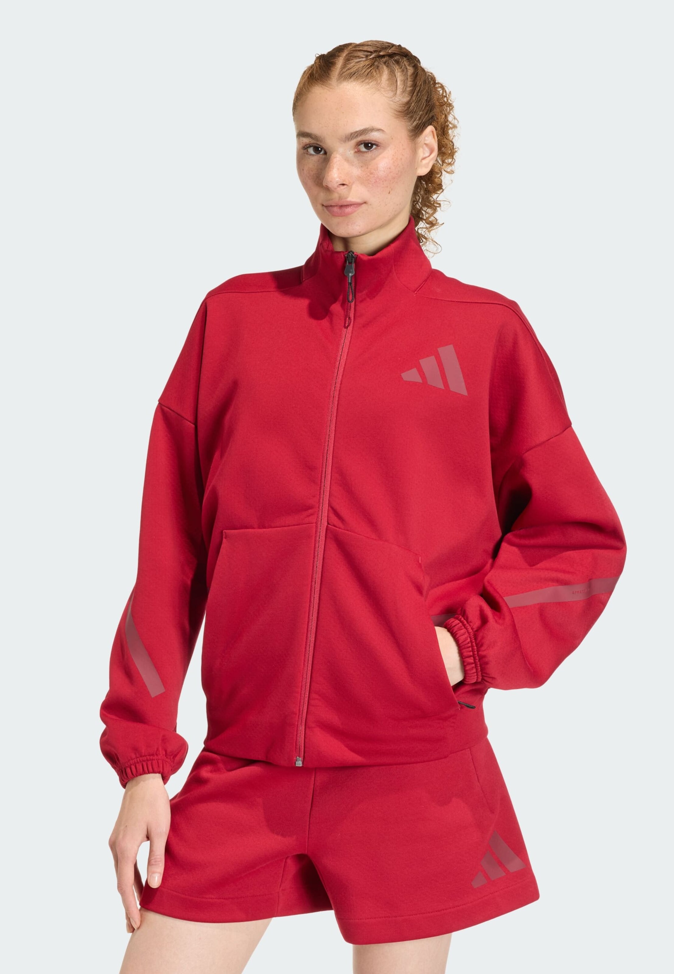 Adidas Sportswear Тренировочная куртка 'Z.N.E.' в цвете Fire Red — фото 2