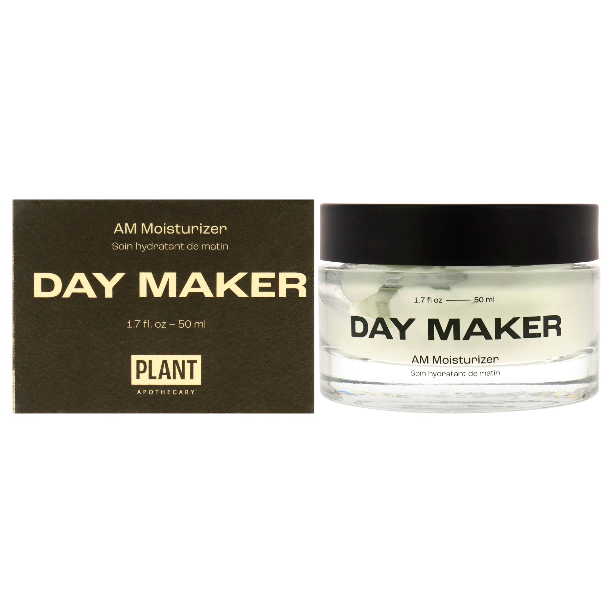 

Увлажняющий крем Day Maker от Plant Apothecary (унисекс) - 1,7 унции (50 мл), прозрачный