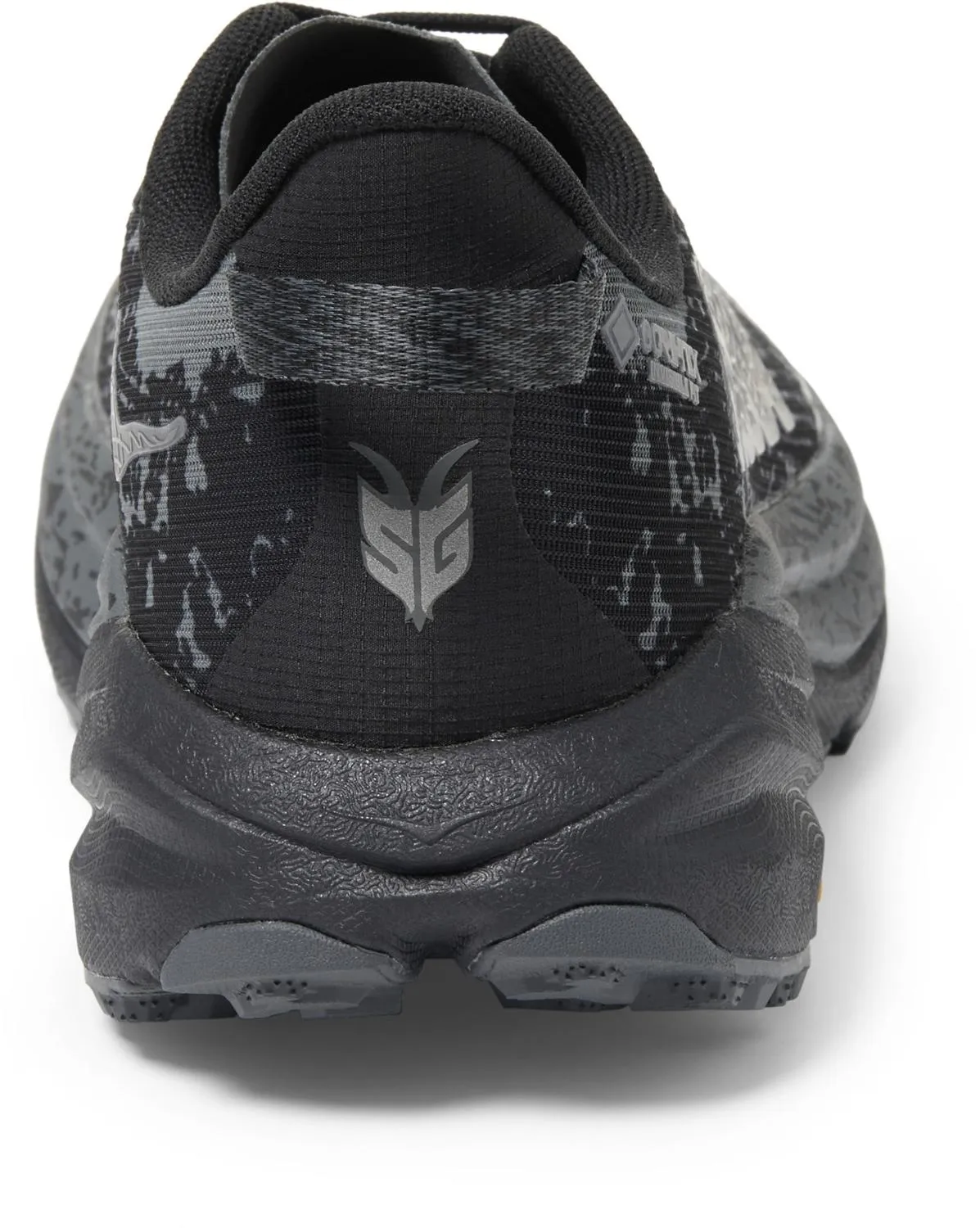 Скоростные кроссовки Speedgoat 6 GTX для трейлраннинга мужские HOKA, Black/Outer Orbit — фото 4