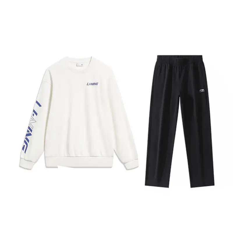 

LINING Повседневная спортивная одежда унисекс бело-черная